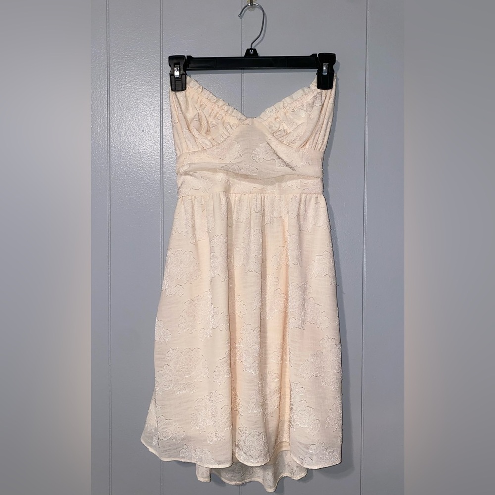 Wild Fable cream/ballerina pink dress NWOT